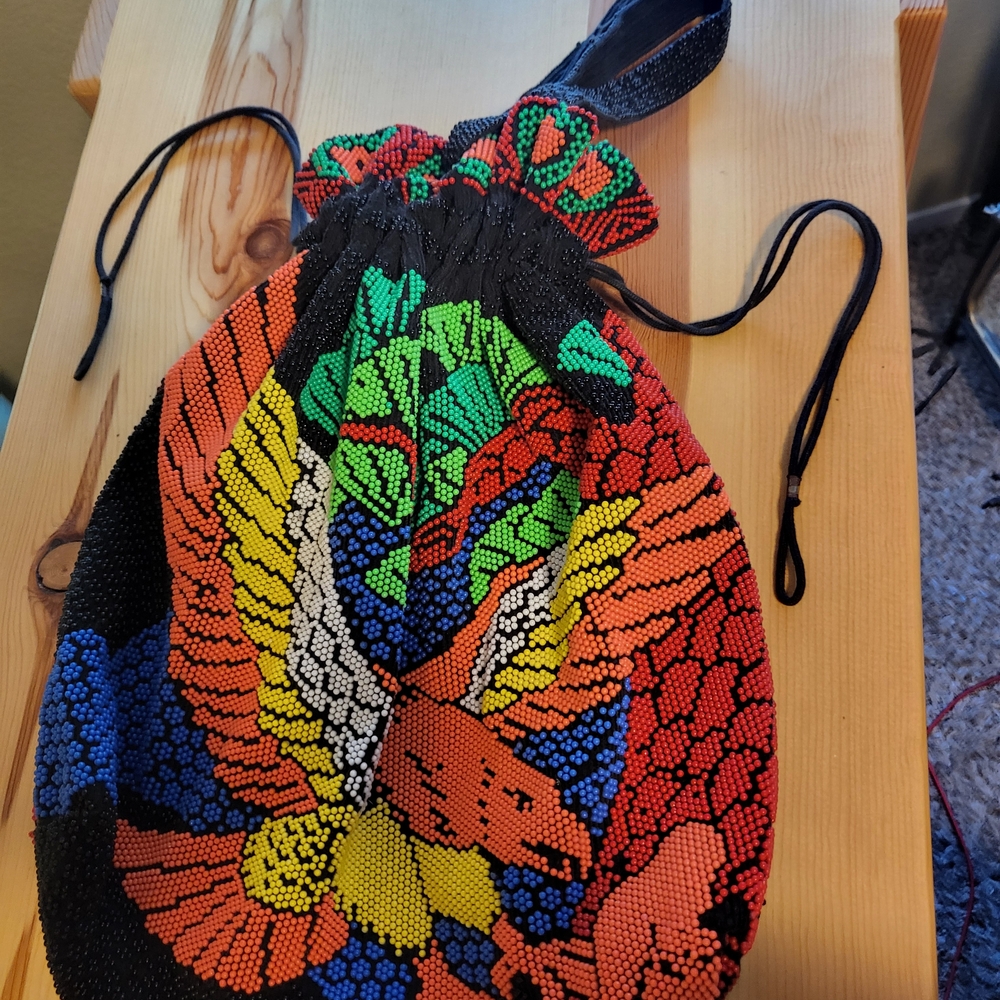 Vintage America Multicolor Beaded Bag - Picture 12 of 16